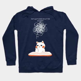 Not a lot going on at the moment cat version Hoodie